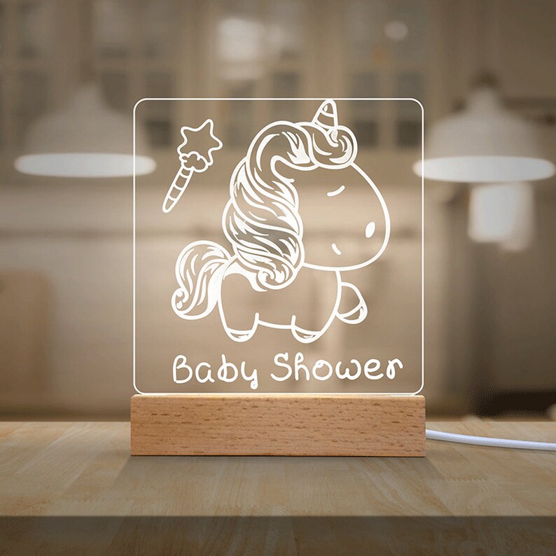 Newborn Gifts Night Light Name Personalized Night Light Name Etsy