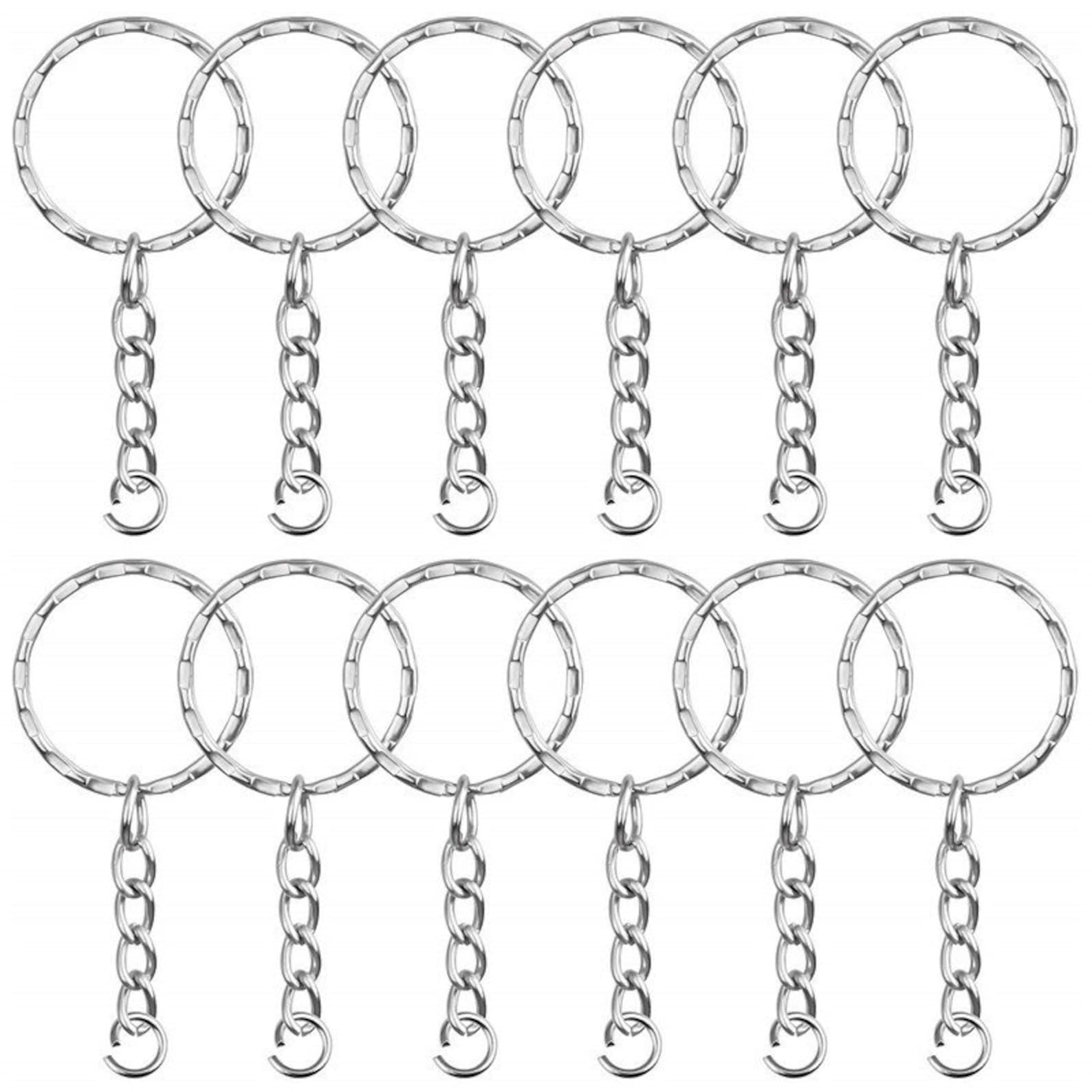 150Pcs Split Key Chain Rings with Chain and Jump Rings Bulk Etsy