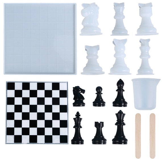 ZTOO DIY Chessboard Mold Handmade Chess Set And Checker Game Board