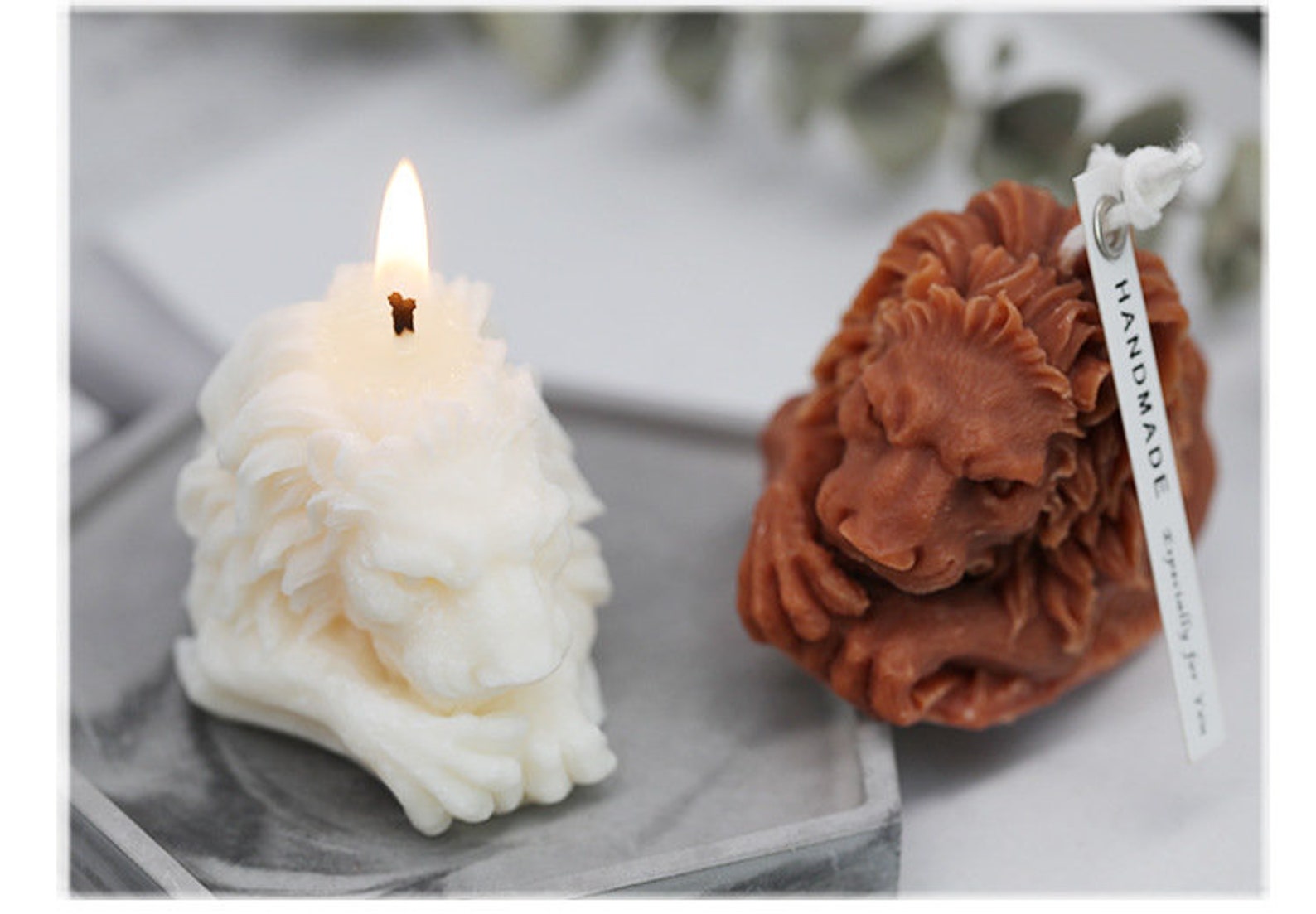 Lion Candle Mold Retro European Style Lion Handmade Candle Etsy