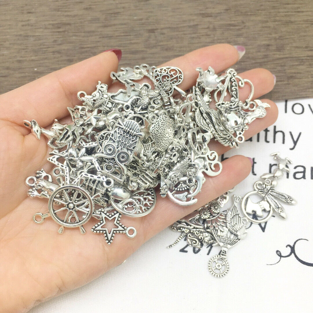 Charms for Jewelry Making 100 Style Charms Jewelry Beads Etsy