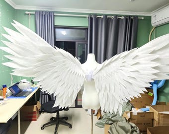 Ready made-Handcrafted Butterfly Wings Synchronized Electric Wings - Movable Wing Motor Kit with 14500 Battery & Strap-Wings included