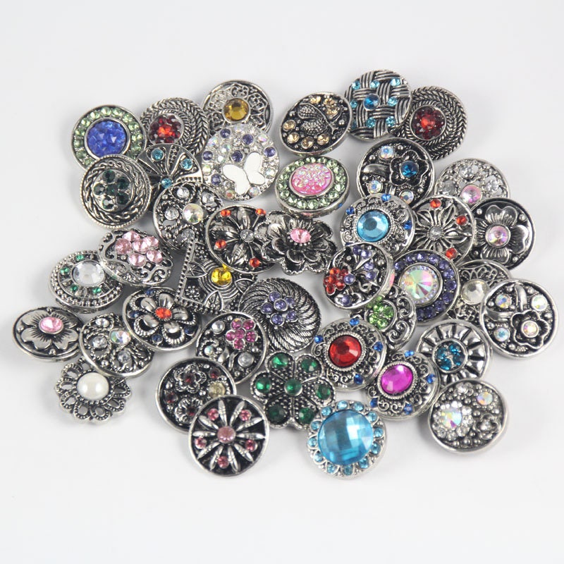 Mix Choose 18/20mm Rhinestones Snap Charms for 18mm Ginger Jewelry - Etsy