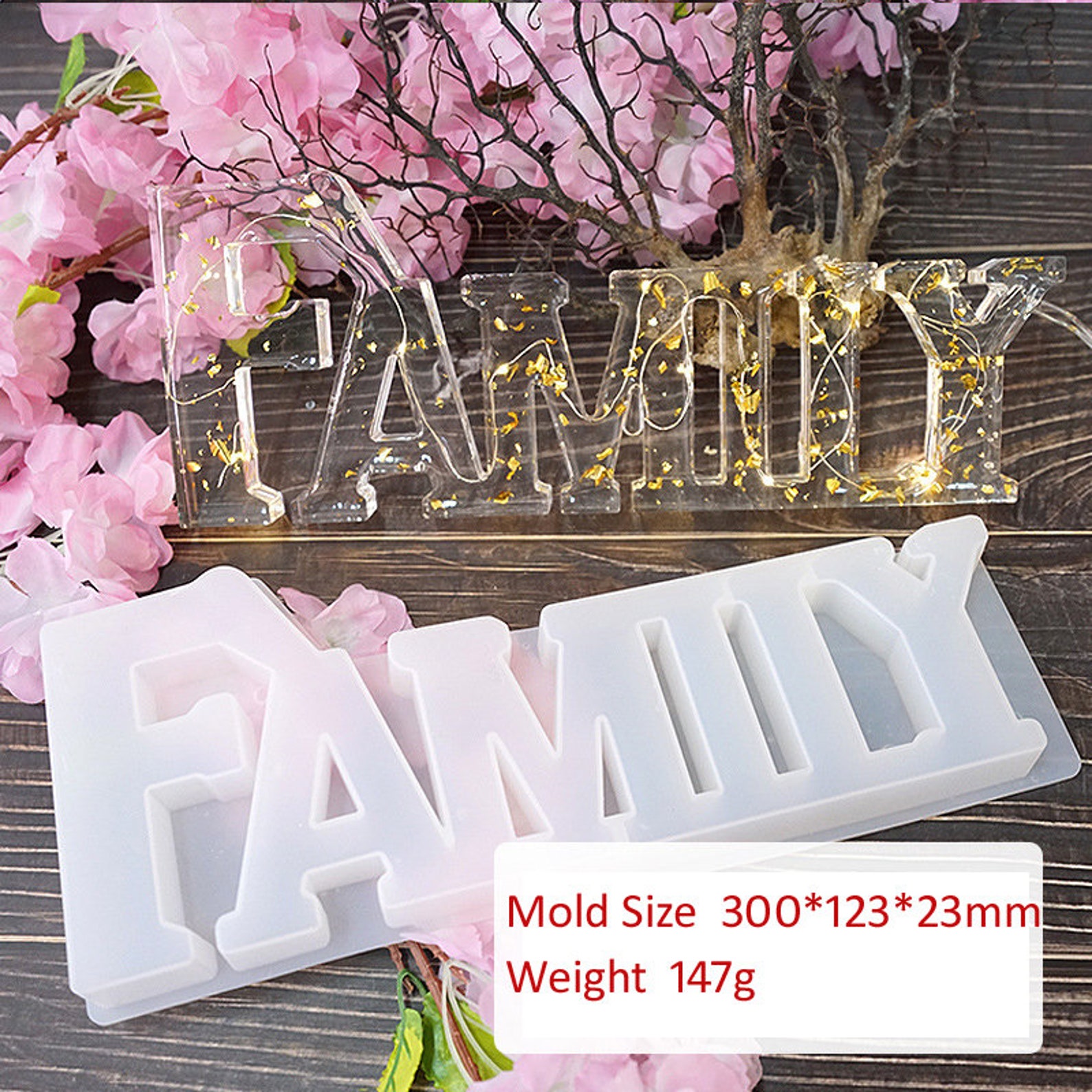 Creative FAMILY / WELCOME Resin Molds - Silicone Mould DIY Craft Mold ...