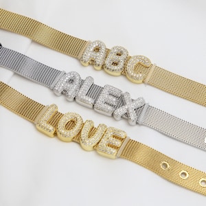 Choose Any 10/20/50/100 Gold Alloy Letters A-Z Alphabet