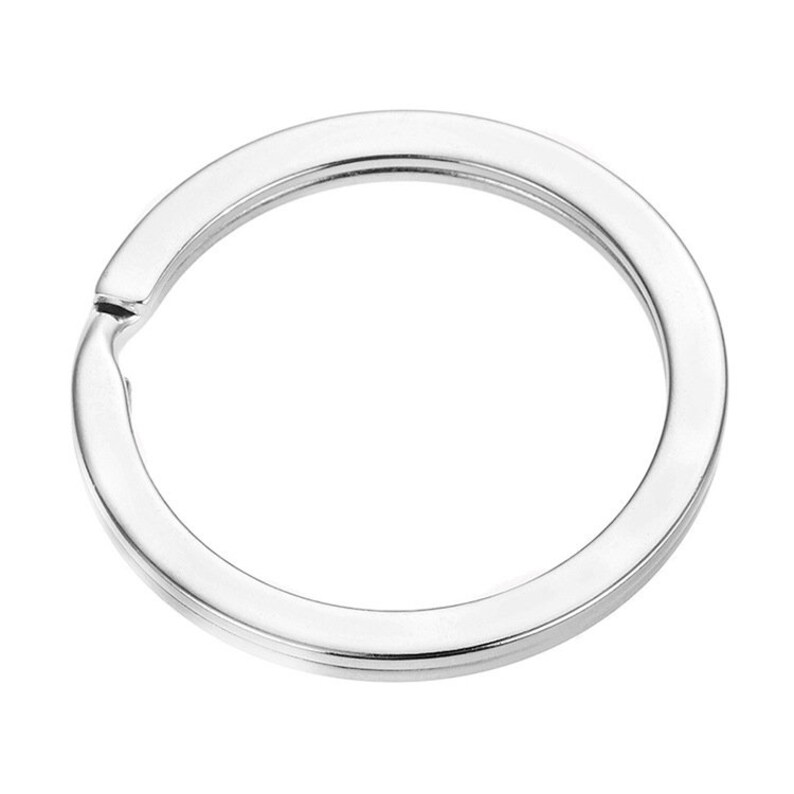 50pcs 1 Inch Flat Split Key Rings Bulk for Keychain and Crafts Etsy