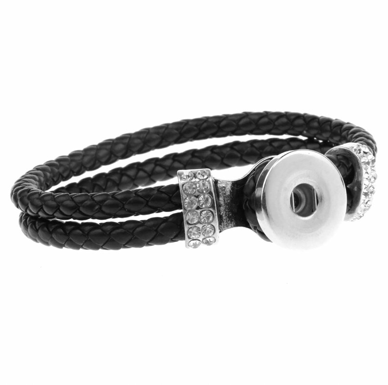 1 set of 18mm Snap Bracelet for with 5pcs 18mm random interchangeable ginger snaps chamrs