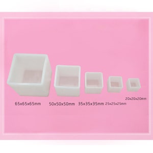 Cube hars mal, 5 maten epoxy hars mal voor sieraden / ORNAMENTS / Home Decoratie / Desktop Decoratie