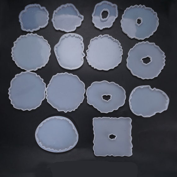 Large Resin Tray Mold Silicone Epoxy Diy Casting Mould Coaster Molds Tools  Craft