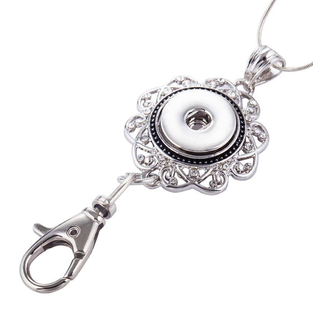 18mm Snap Lanyard for Interchangeable 18mm Ginger Snapswith Chain Etsy