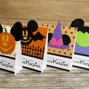 One Halloween themed Mousekeeping tent style tip holder for Disney Resort Stays