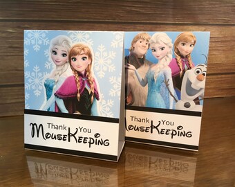 Un porte-embout style tente sur le thème de La Reine des Neiges Disney pour les séjours dans un complexe Disney
