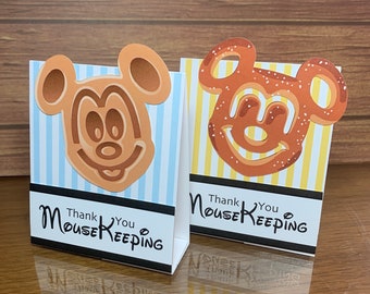 Disney Mousekeeping Tip Holder: Waffle or Pretzel Snack Tent