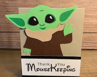 Grogu Mousekeeping Tip Holder, Disney Resort Gift