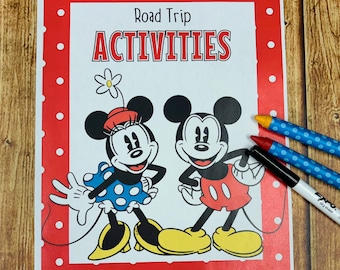 Digitale download van Mickey and Friends roadtrip-activiteitenboekje