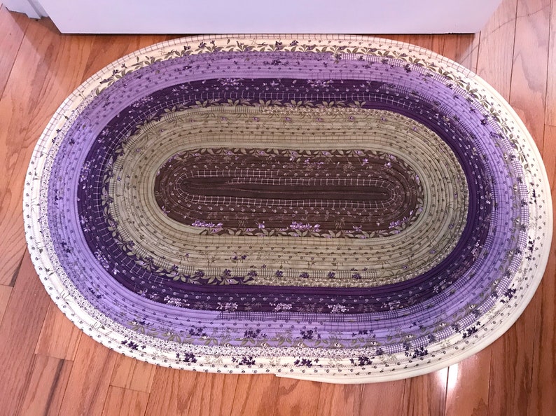 Sweet Violet Jelly Roll Rug Etsy