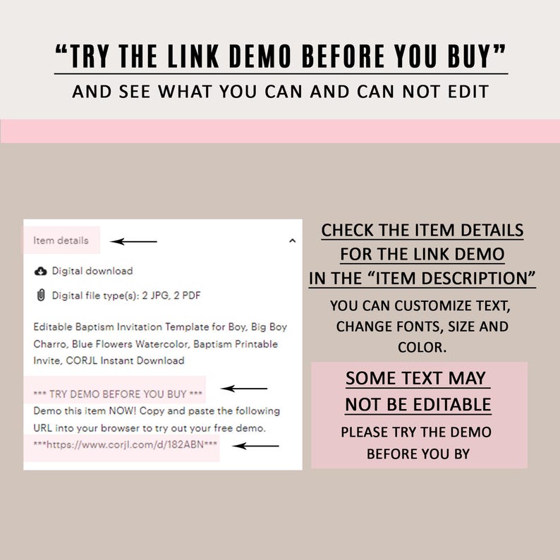 Spanish Charro Baptism and Birthday Invitation, Editable Template