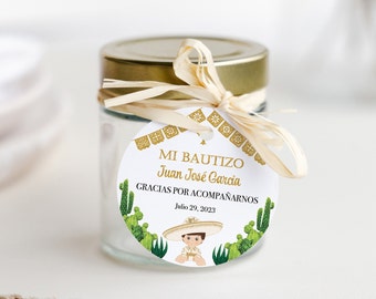 Editable Baptism Favor Tag Boy Mi Bautizo Spanish Favor - Etsy