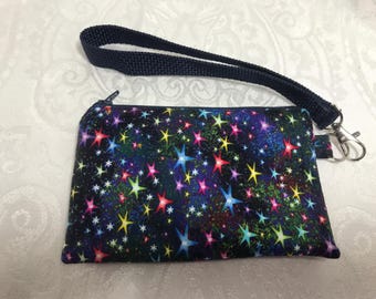 Estuche con cremallera y diseño de cielo estrellado