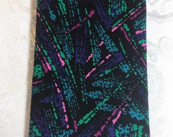 Estuche para gafas de tela suave acolchada con pinceladas