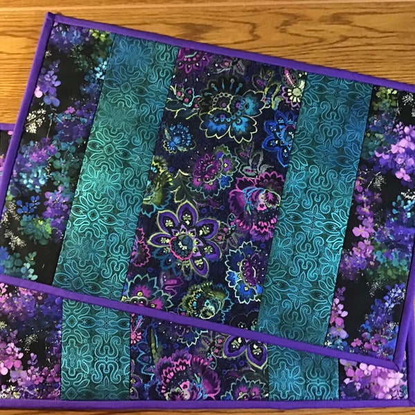 Teal Placemats Etsy