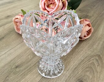 Heart shaped vase | Etsy Bulk Heart Shaped Red Glass Bud Vases