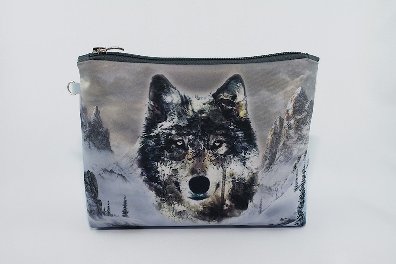 2019 Forudesigns Women Makeup Bag Galaxy Wolf Cosmetic Bag Case