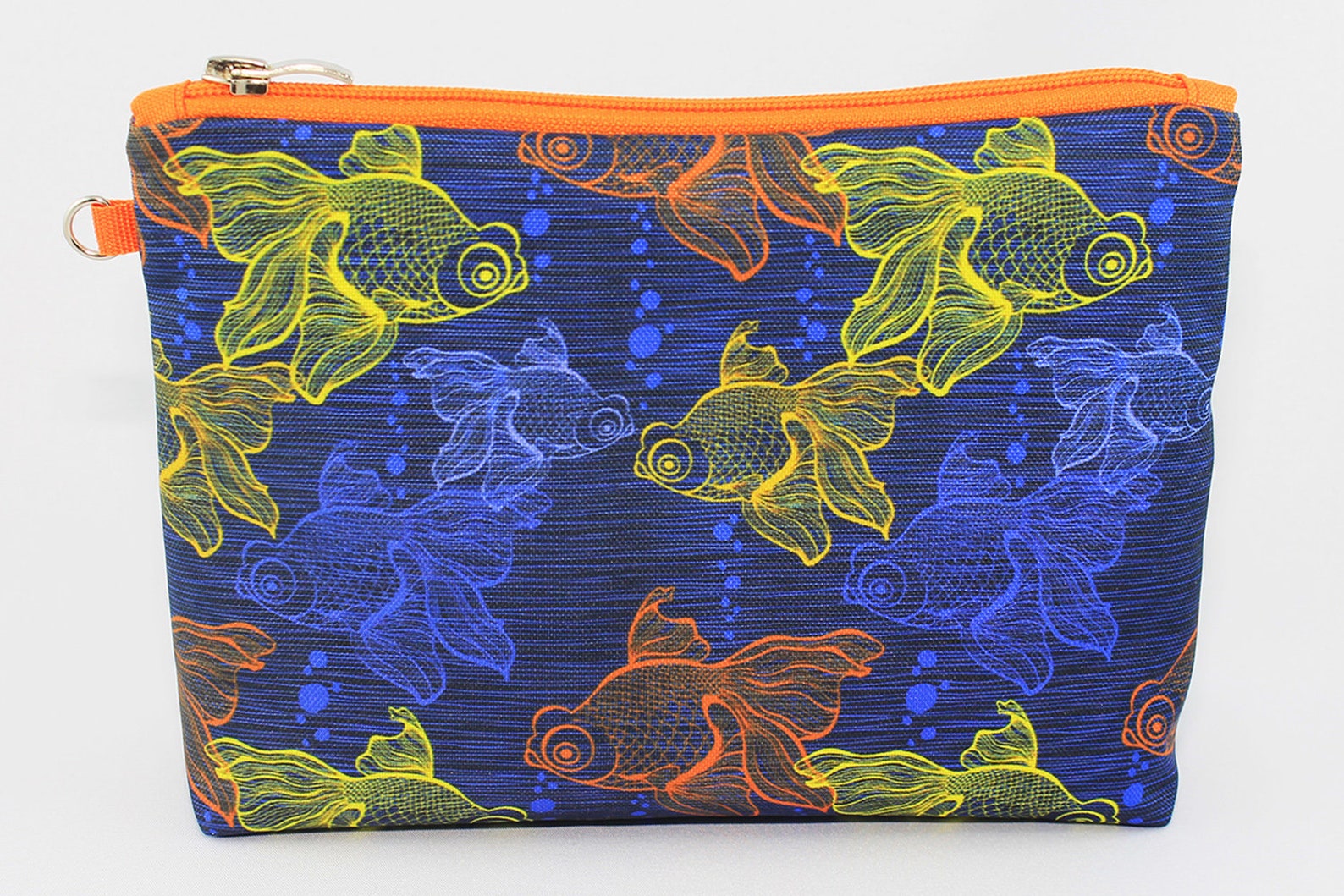 Goldfish Cosmetic Bag Fish Makeup Bag Goldfish Pouch Goldfish Print ...
