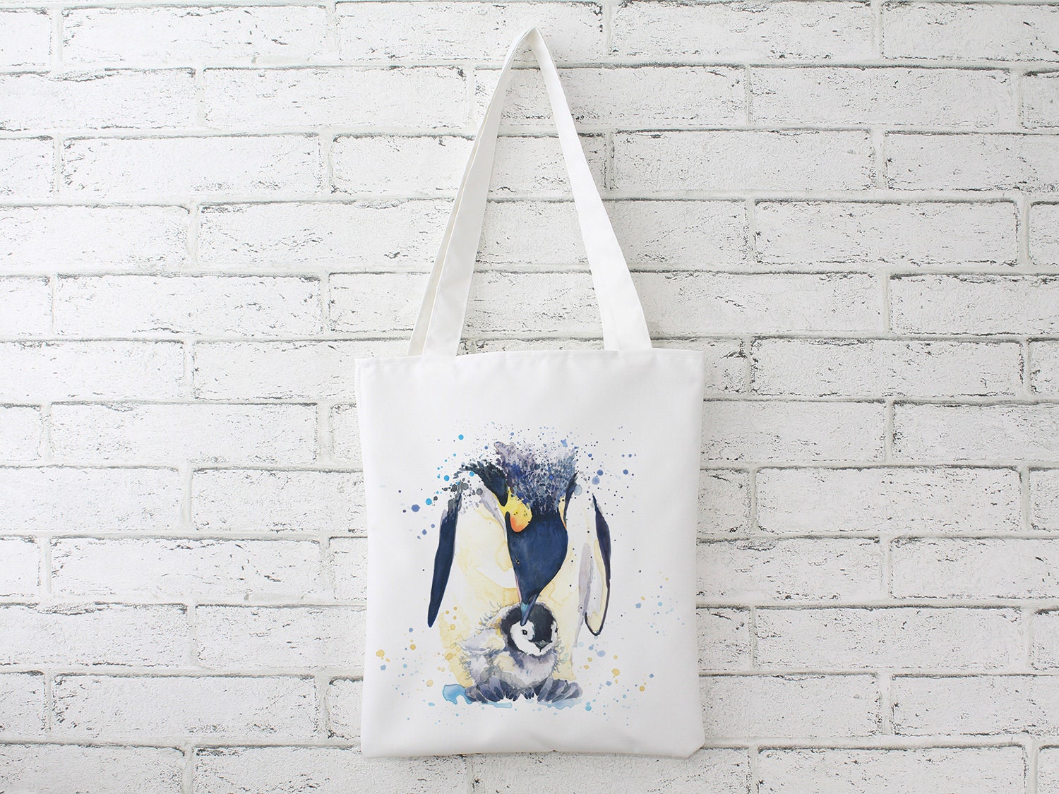 penguin tote bag