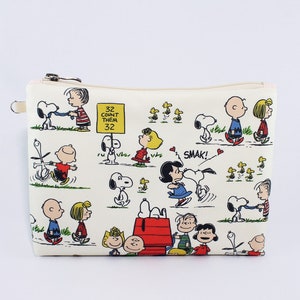 Jolie trousse à cosmétiques avec imprimé chien, pochette à fermeture éclair style dessin animé, organisateur de maquillage de voyage, cadeau pour amoureux des chiens, pochette rétro amusante pour chien