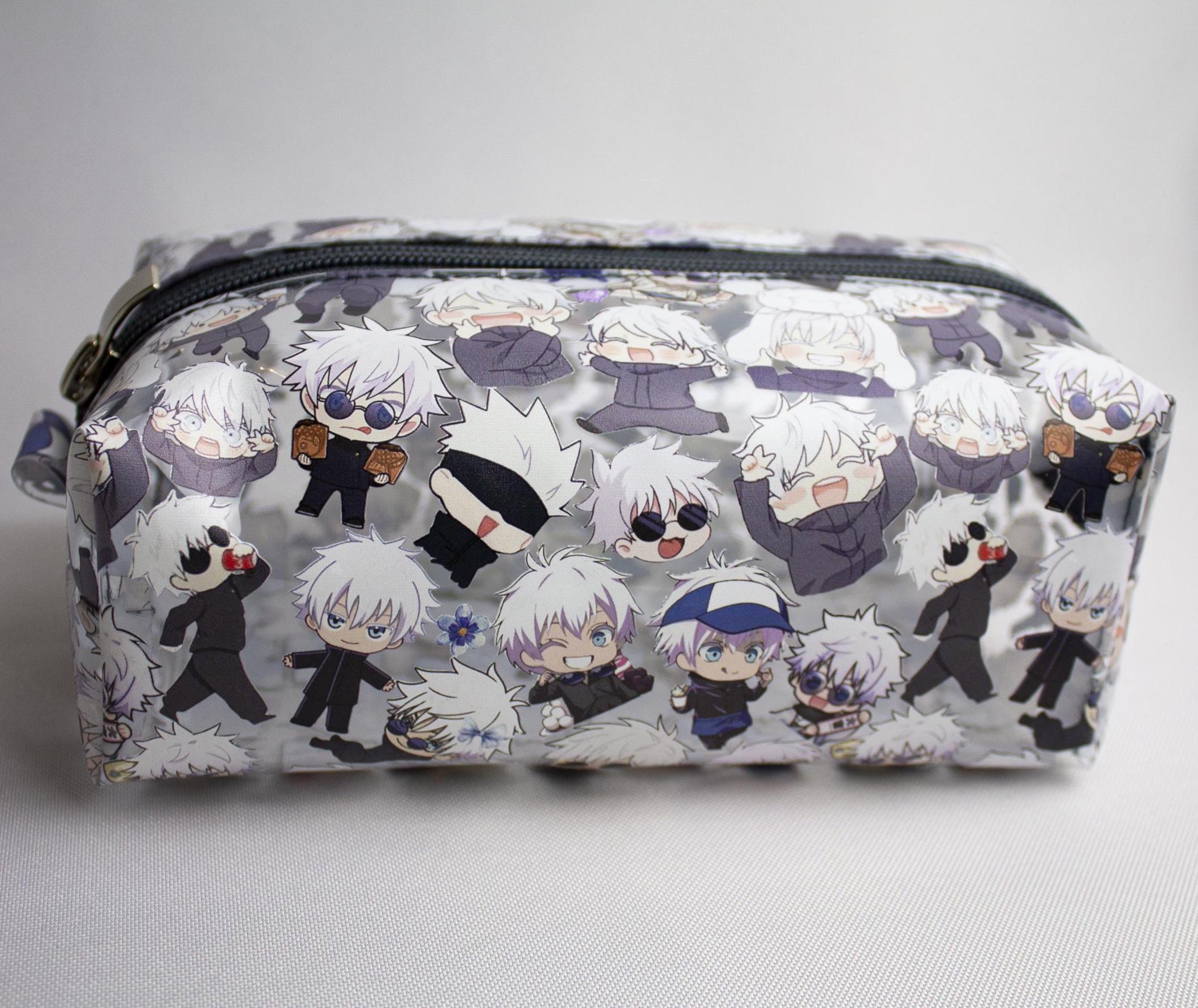 Clear Vinyl Anime Pouch, Transparent Manga Makeup Bag, Kawaii ...