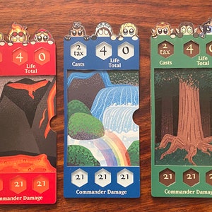 Planeswalker Peek-a-Boo! Customized Chibi Command Zones