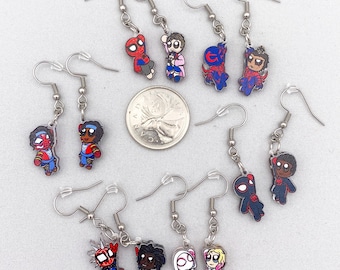 Spideys Hangin' Around: Spider-Man Inspired Earrings