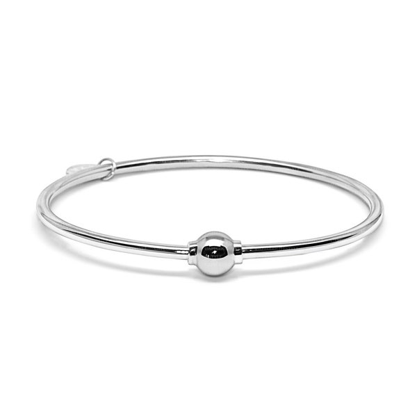 Made on Cape Cod. Bracelet made in Sterling Silver with a Silver Screw Ball.