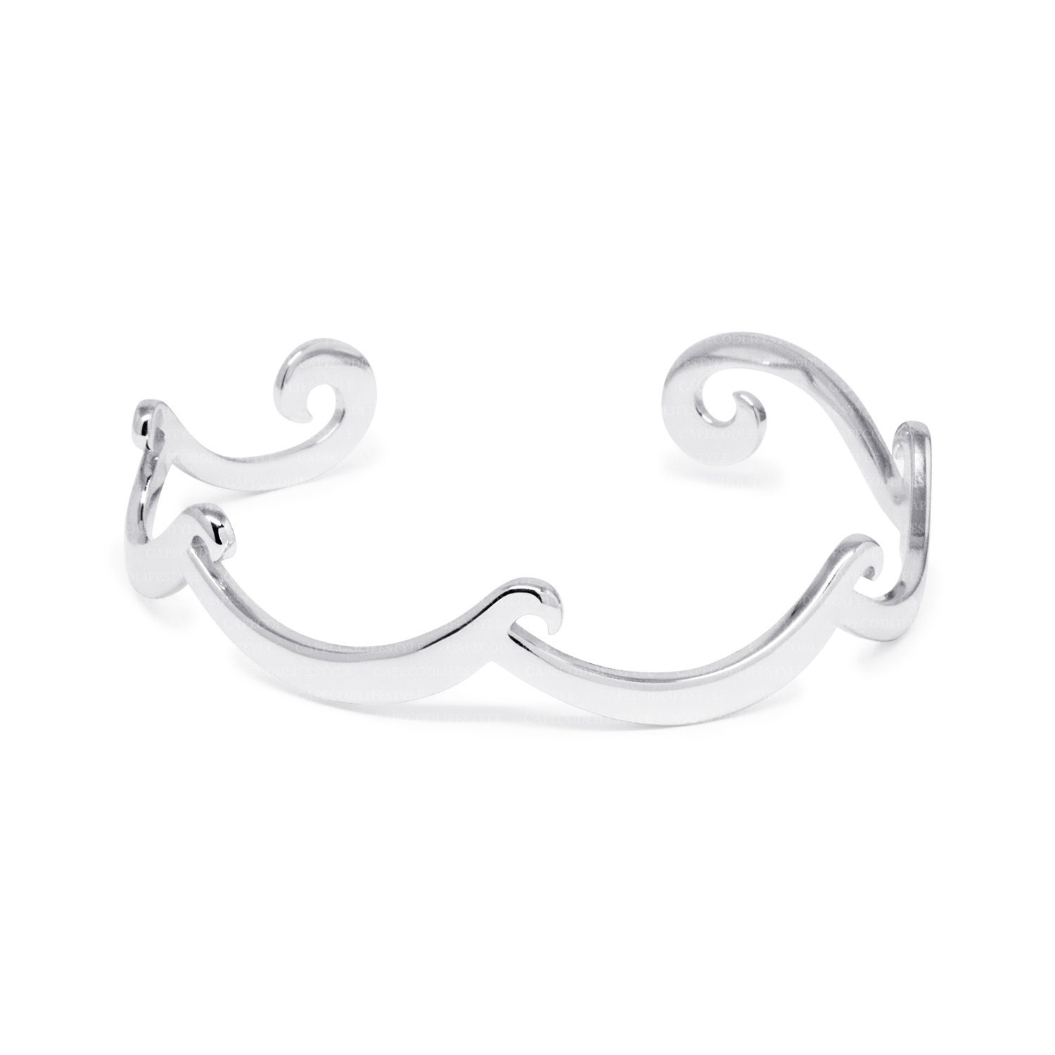WAVE BRACELET 925 Sterling Silver. Made on Cape Cod