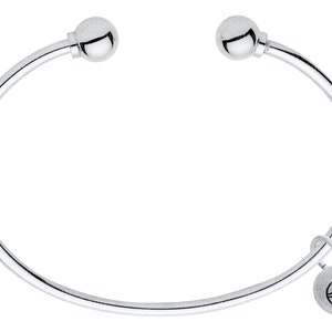 Authentic Cape Cod Double Ball Cuff made by Lestage - All Sterling Silver