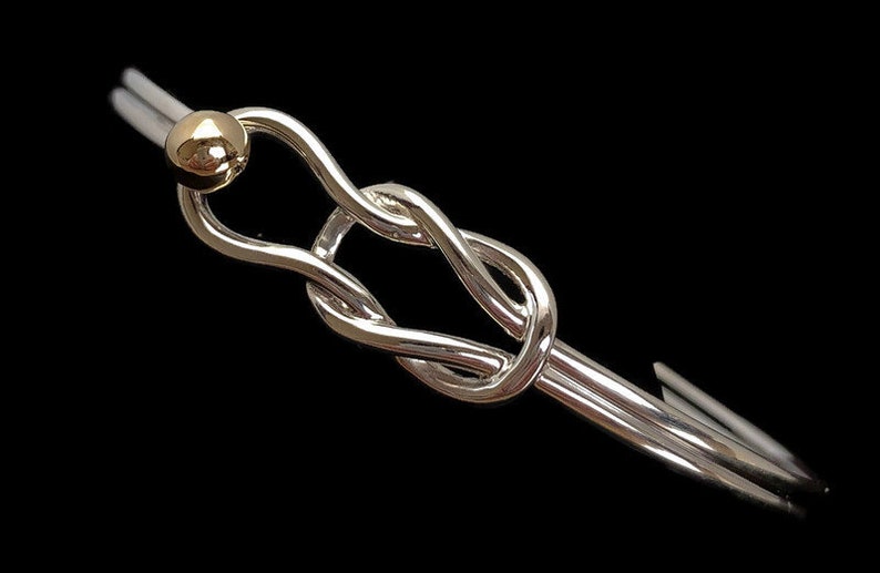 Made on Cape Cod. Bracelet with fishermans/ nautical knot 14k Etsy