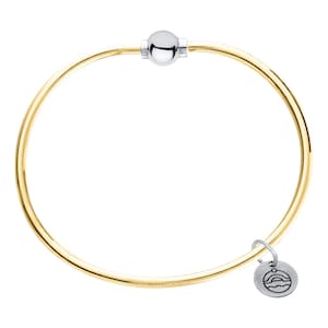 Authentic Cape Cod Bracelet made by Lestage - Sterling Silver w/ 14k Yellow Gold Filled