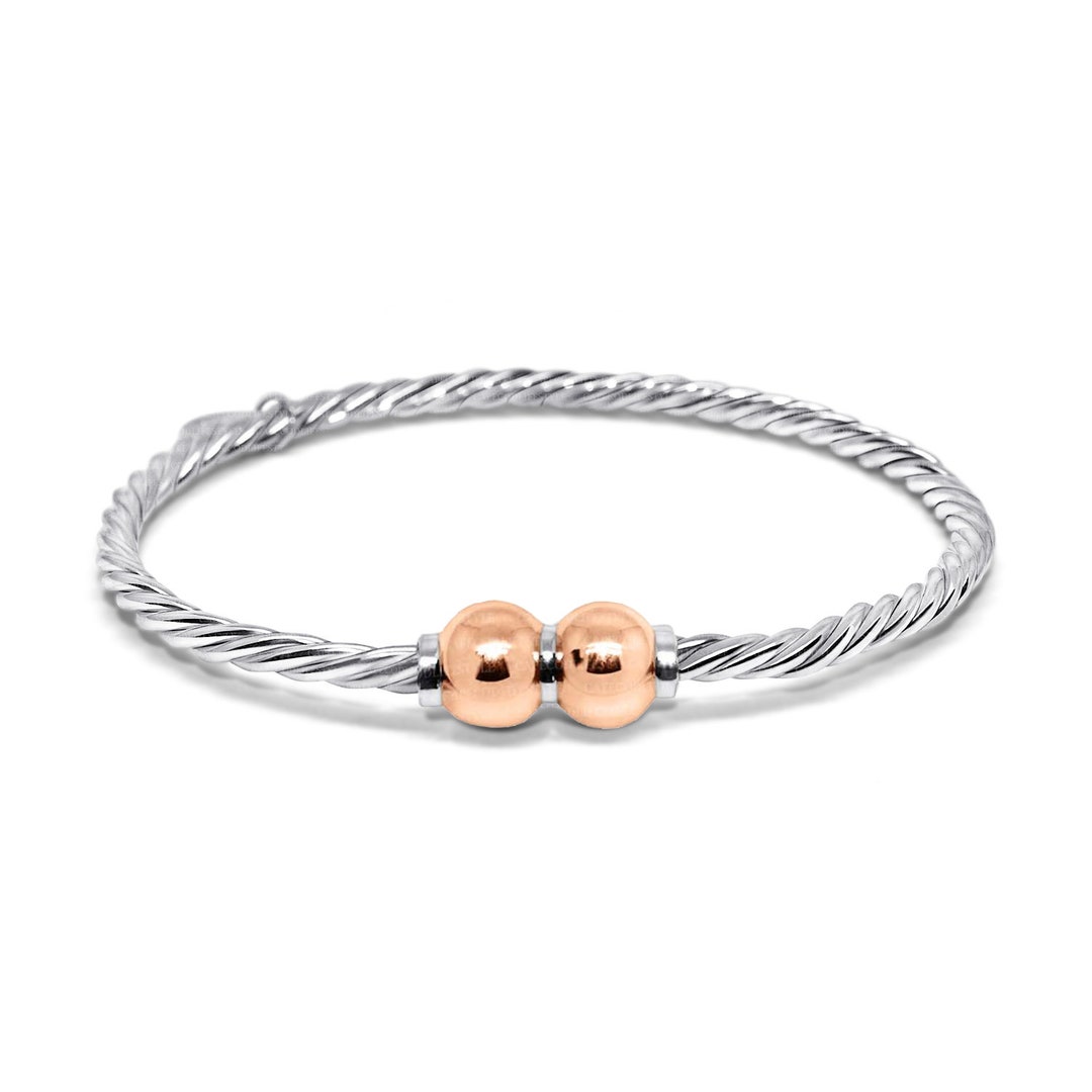 Made on Cape Cod. Bracelet Made in Sterling Silver With Double Etsy