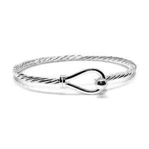 CAPE COD nautical knot bracelet 925 sterling silver ball w/ sterling silver TWISTED cuff Cape Cod Lifestyle.