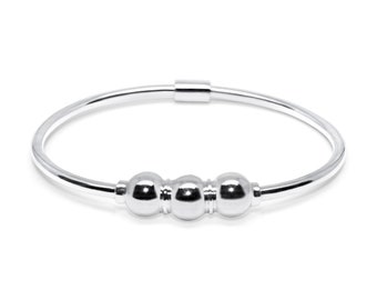 Cape Triple Ball Made on Cape Cod, Bracelet With Triple