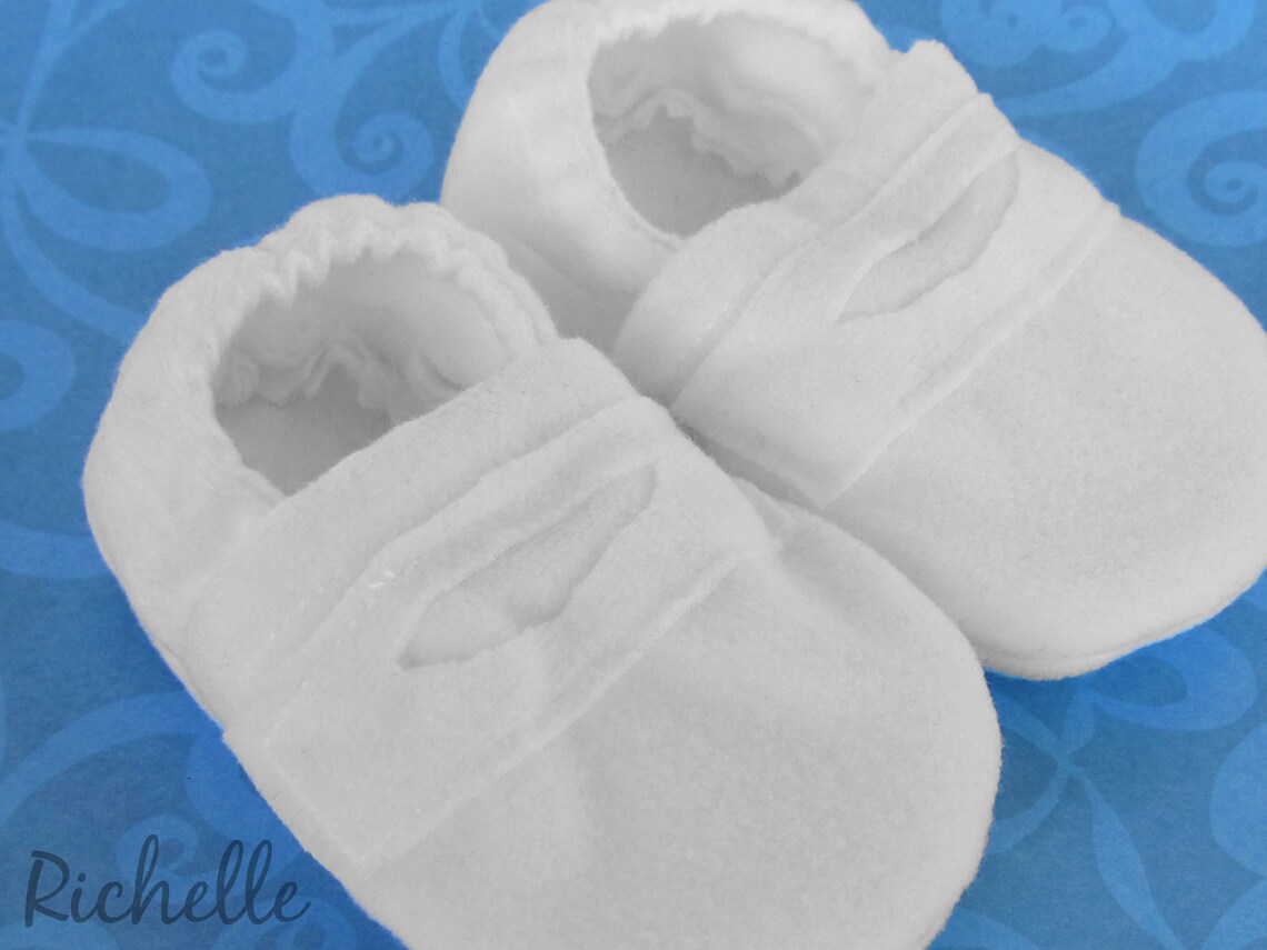 White Penny Loafer Baby Boy Faux Suede Shoes Baptism Blessing | Etsy