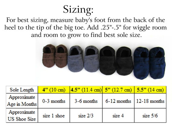 infant size 5 slippers