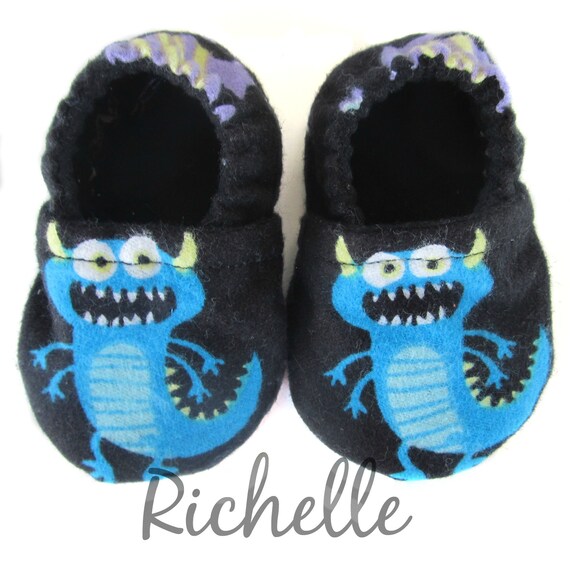 monster baby slippers