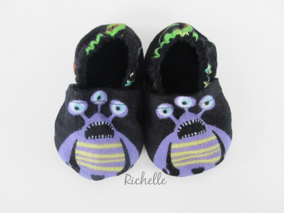 monster baby slippers