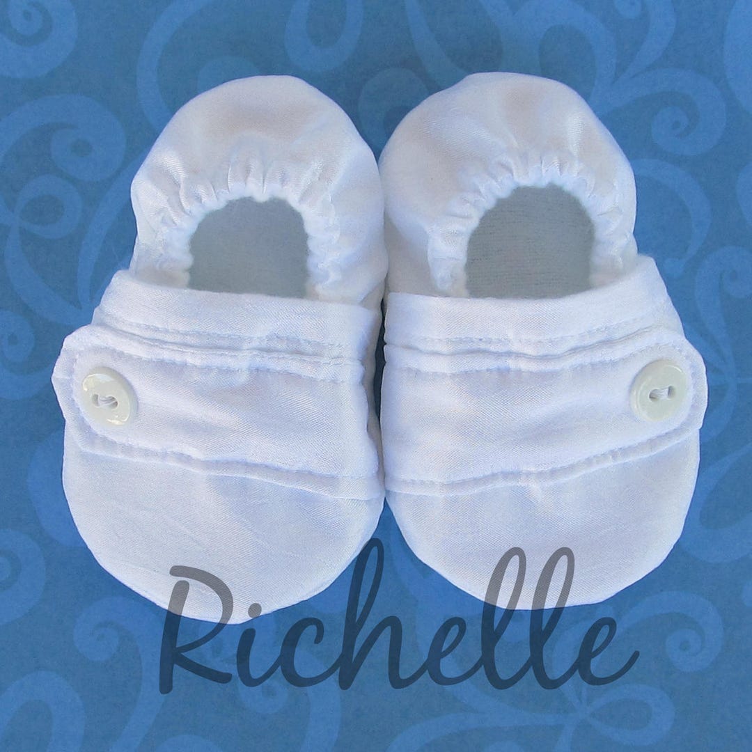 White Baby Boy Shoes Baptism Blessing Christening Special Etsy