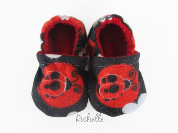 ladybug baby shoes