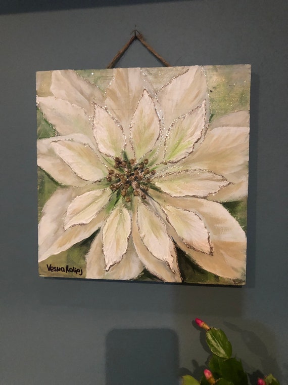Weier Weihnachtsstern - Etsy.de