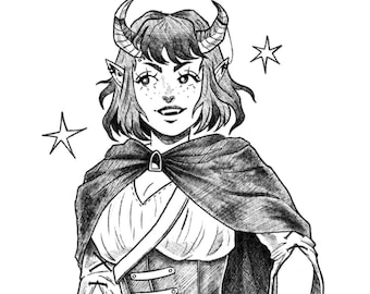 Jester - Critical role A6 Print