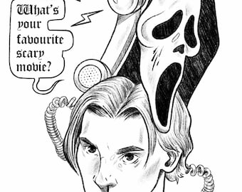 Scream, Billy Loomis A5 Print